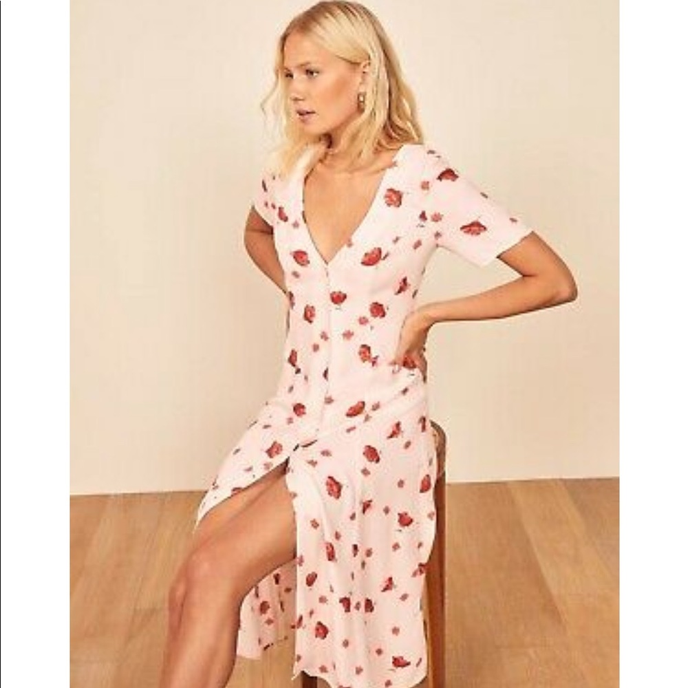 Reformation Floral Midi Dress (brand new)